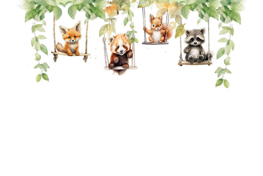 Jungle Theme Wall Sticker for Kids Room Decor – Fun Animal Growth Chart with Giraffe, Elephant, Tiger, Panda, and More – Peel & Stick Removable Nursery Wall Decal (I, Extra Large)