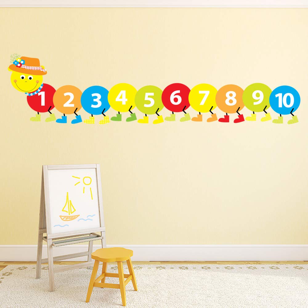 Educational Wall Stickers for Kids Room & Nursery – Fun Learning Decor for Playgroup, Preschool & Kindergarten