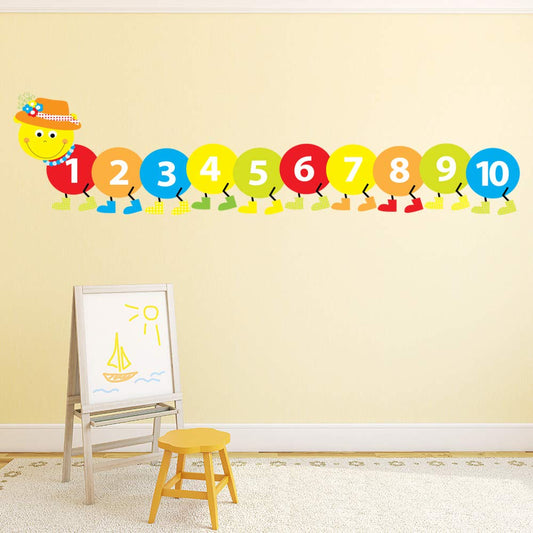 Educational Wall Stickers for Kids Room & Nursery – Fun Learning Decor for Playgroup, Preschool & Kindergarten