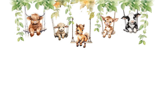 Jungle Theme Wall Sticker for Kids Room Decor – Fun Animal Growth Chart with Giraffe, Elephant, Tiger, Panda, and More – Peel & Stick Removable Nursery Wall Decal (H, Small)