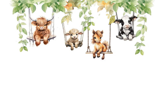 Jungle Theme Wall Sticker for Kids Room Decor – Fun Animal Growth Chart with Giraffe, Elephant, Tiger, Panda, and More – Peel & Stick Removable Nursery Wall Decal (F, Small)