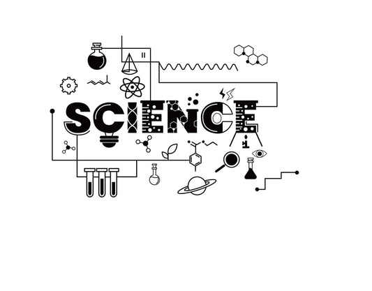 Educational Wall Stickers for Library, School Labs & Classrooms – Learning Decor with Motivational Quotes, Science, Math & Reading Themes – Removable Vinyl Decals (Science, Medium)